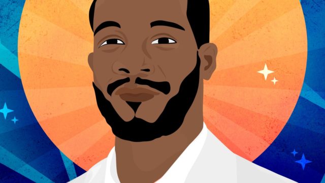 Illustration of Mayor Randall Woodfin