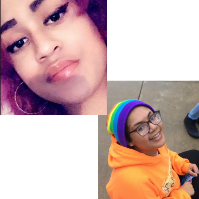 Jeffrey “JJ” Bright, a 16-year-old transgender boy, and Jasmine Cannady, a 22-year-old non-binary person -- siblings who were killed in Ambridge, Pennsylvania on February 22.