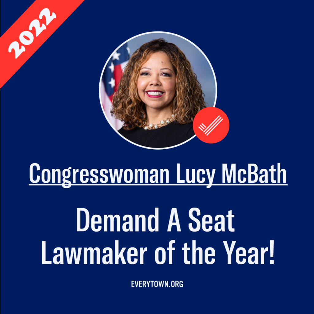 Congresswoman Lucy McBath: Demand A Seat Lawmaker of the Year!